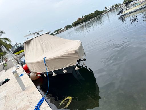 sand bags full boat cover